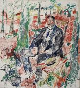 Rik Wouters Man met strohoed oil painting artist